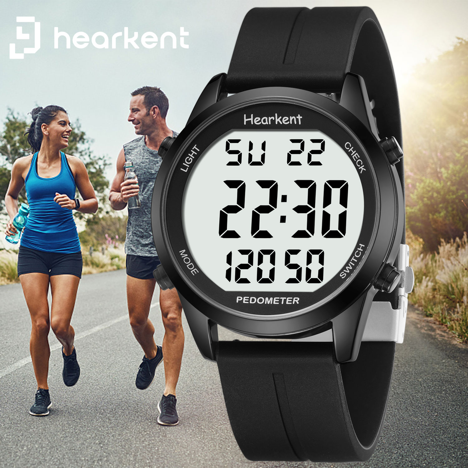 Hearkent Pedometer Watch Men/W - Running Watch review and price