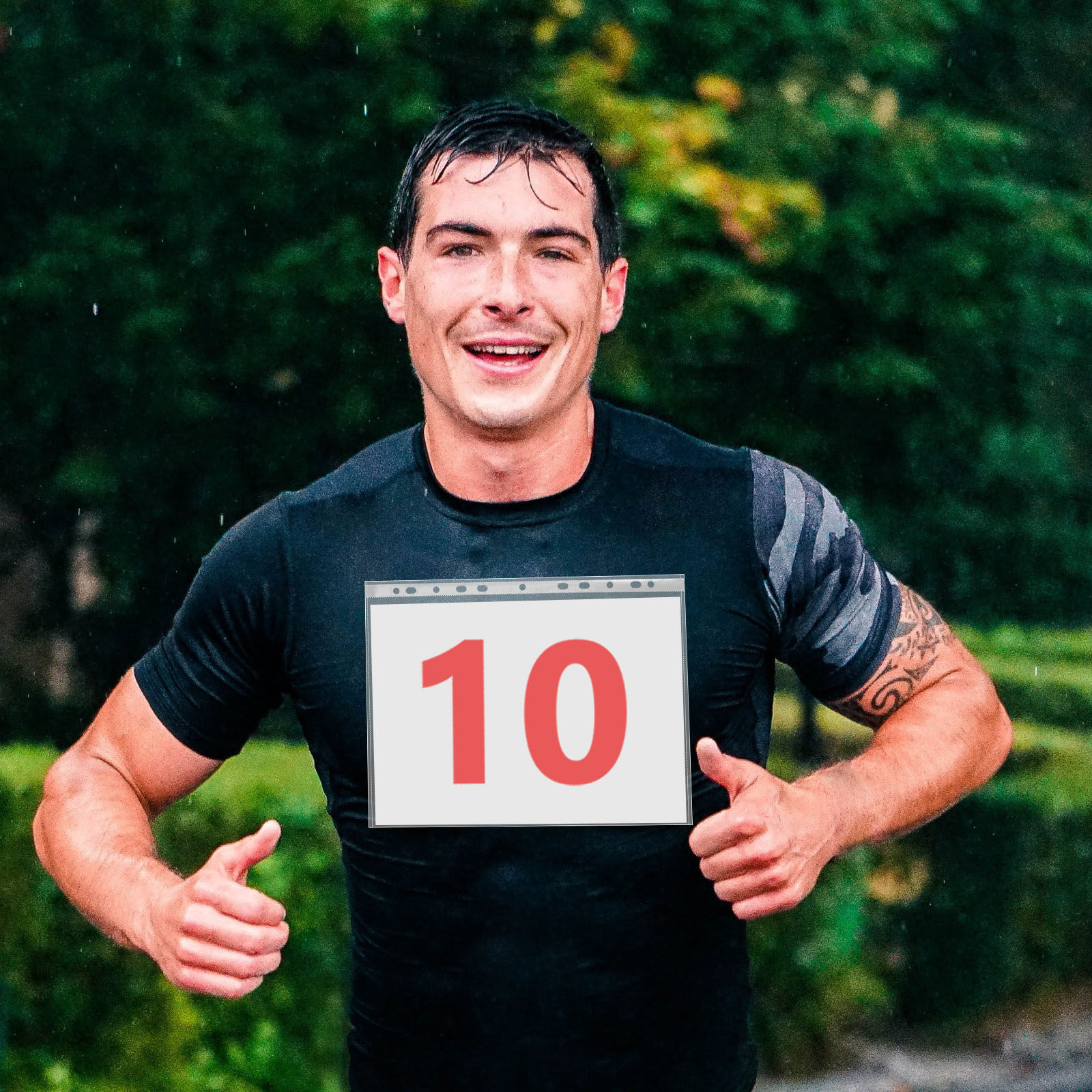 100Pcs Transparent Bib Number  - Race Bib review and price