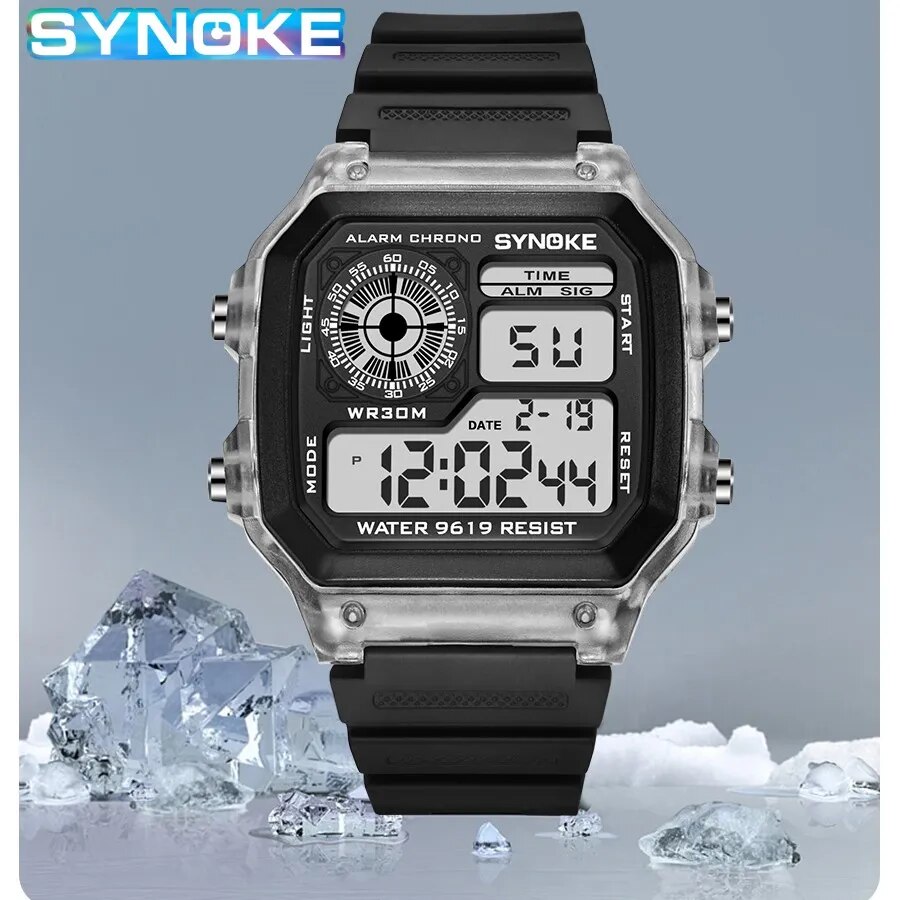 SYNOKE Digital Watches Men Spo - Running Watch review and price