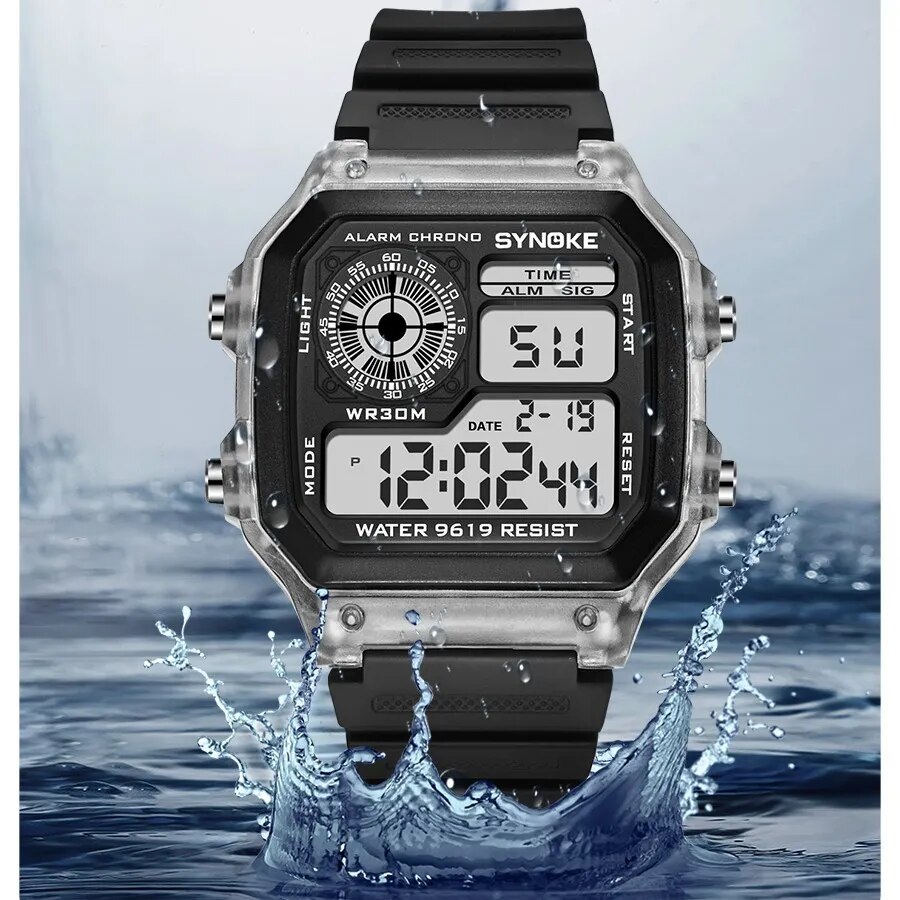 SYNOKE Digital Watches Men Spo - Running Watch review and price