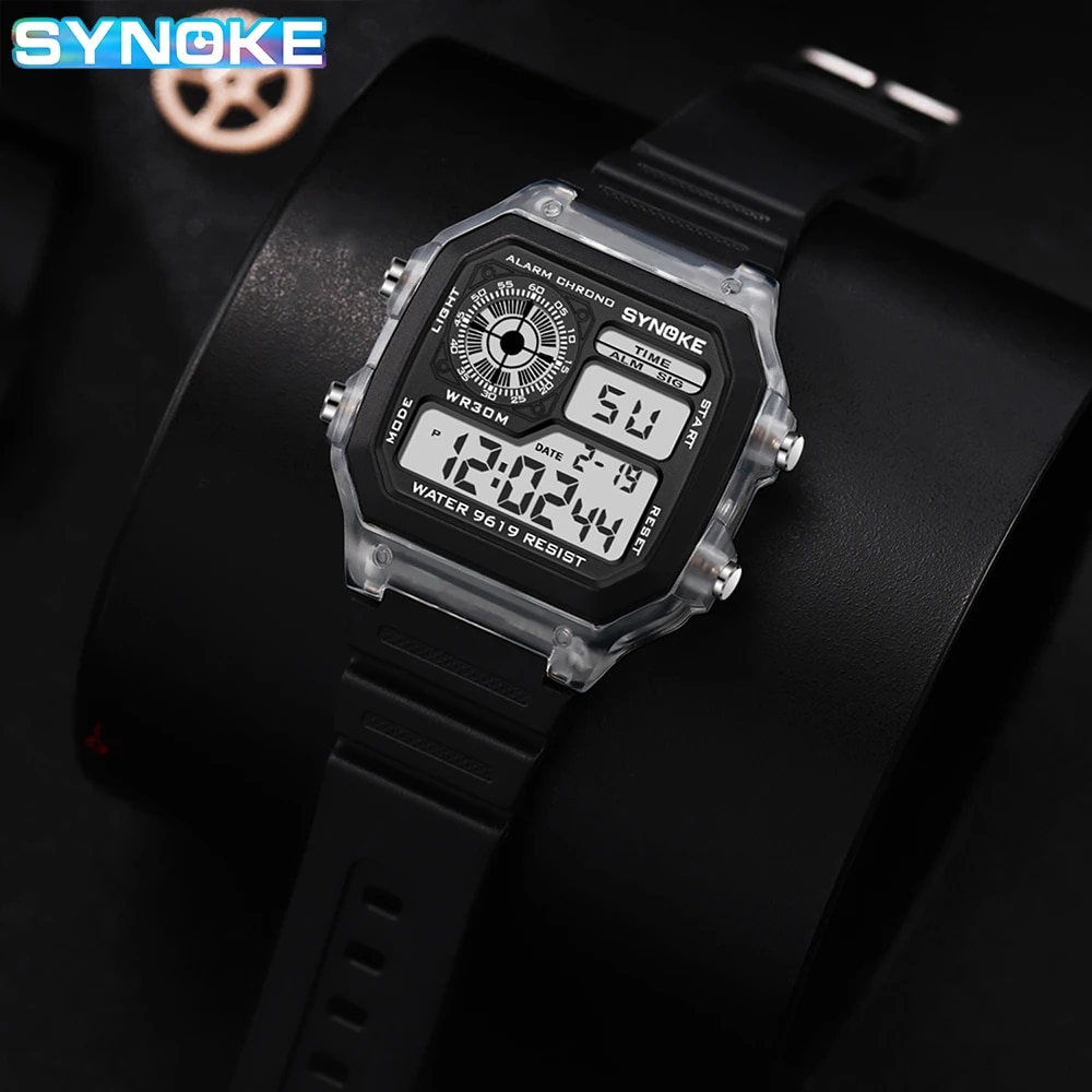 SYNOKE Digital Watches Men Spo - Running Watch review and price