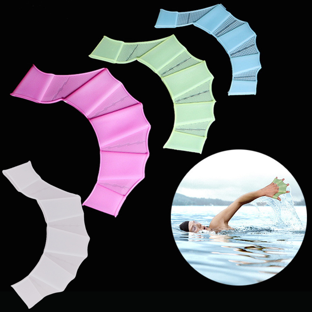 Silicone Swim Fins Hand Paddle - Running Gear Kids review and price